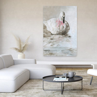 Art mural abstrait Swan