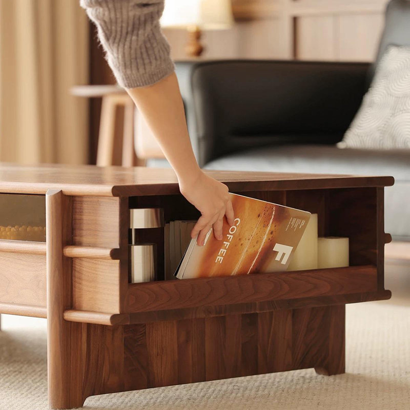 Black walnut end table