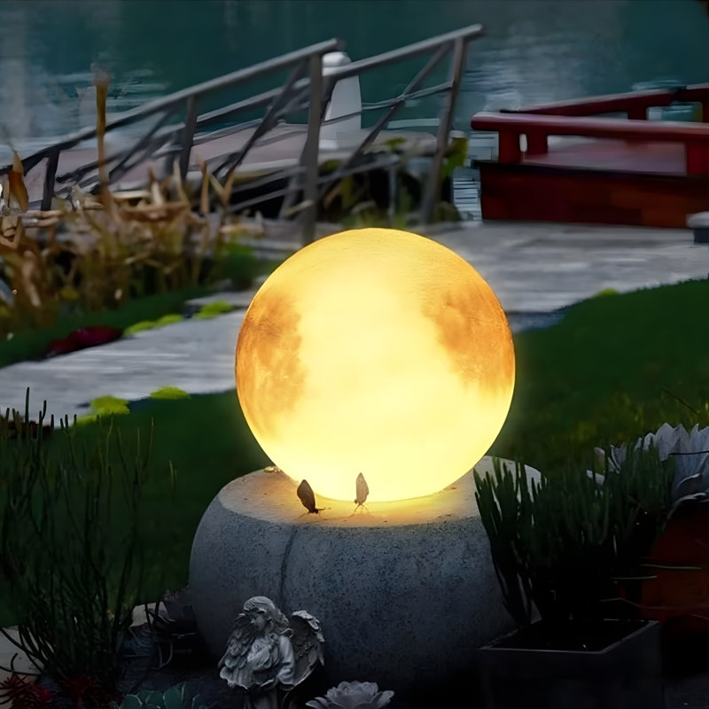 The Lunar Surface Replica Lamp