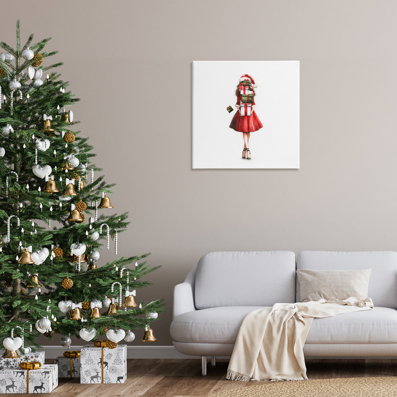 «Carrying Christmas Fun» par Amanda Greenwood, H 30 po x l 30 po