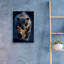  «Moonlight Bear» par Ann Klee, art mural en verre acrylique, 16 po x 24 po