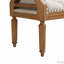 Banc capitonné de style milieu du siècle avec accoudoirs arrondis et pieds en bois massif-1888831604-1888831602
