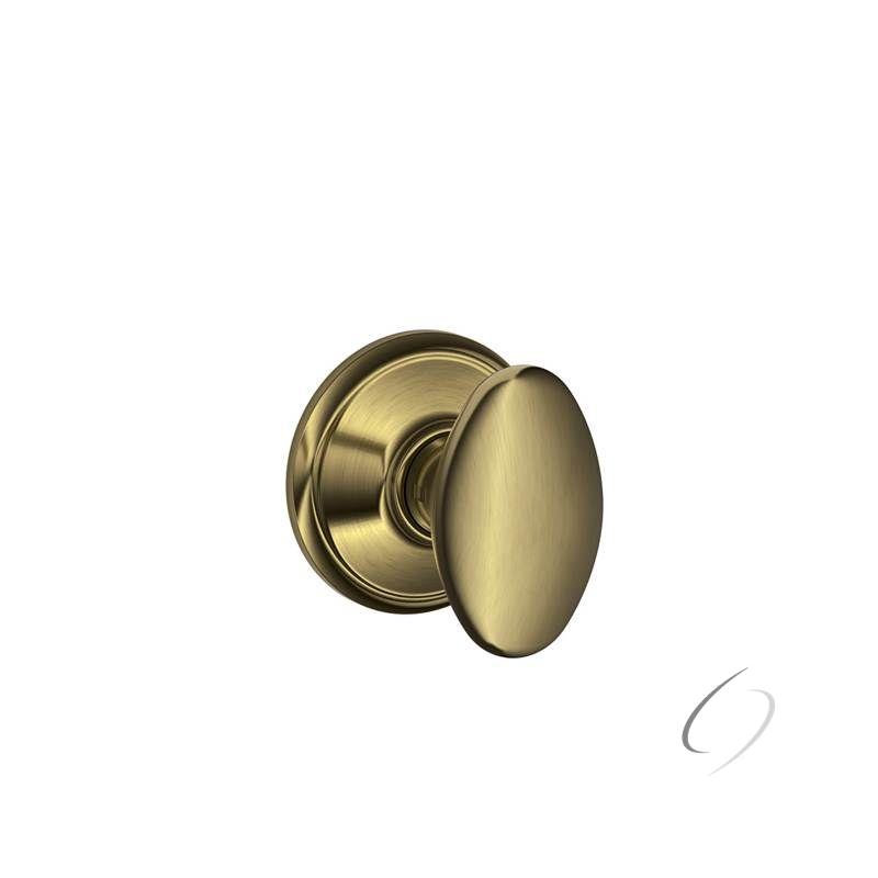 Sienna Passage Door Knob, Antique Brass