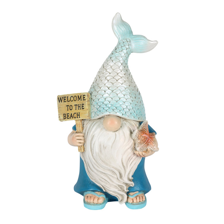 Highland Dunes Exhart Good Time Beach Bum Naked Surfer Gnome Statue