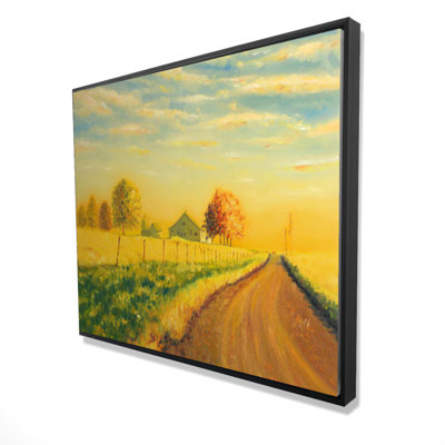 In The Countryside Print On Canvas