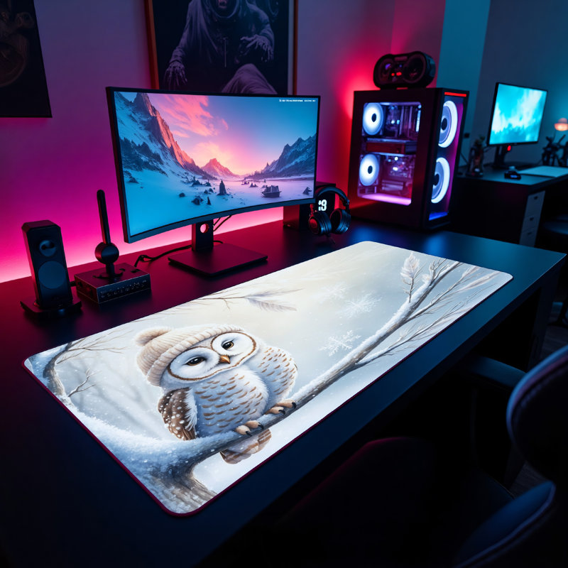 Polyester Desk Pad, 31.5x15.5