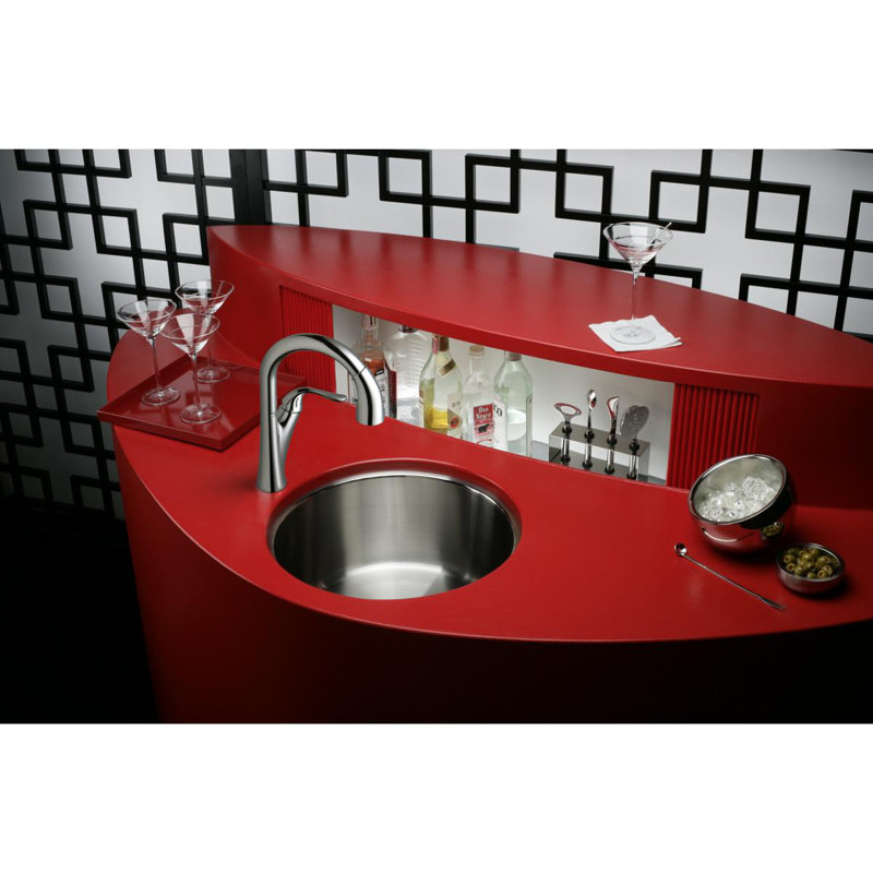 Harmony Pull Down Single Handle Kitchen Faucet, Chrome
