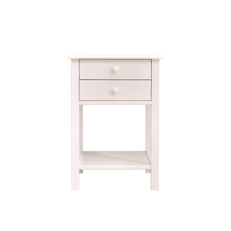 Adaryl 17.7'' W Solid Wood Stand, White