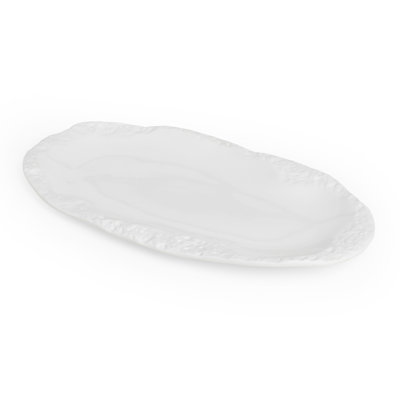 Assiette en porcelaine ovale Fondata