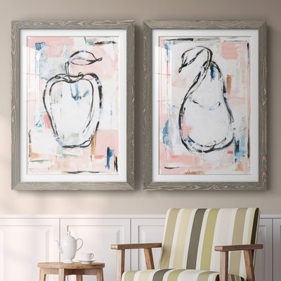 " Candied Fruit I " 2 - Pieces Painting Print