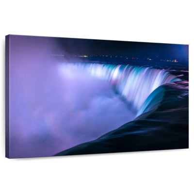 Alvord Niagara Falls At Night