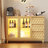 47.2"W 3-drawers Sideboard With Glass Door & 3-color LED Light-1663611319