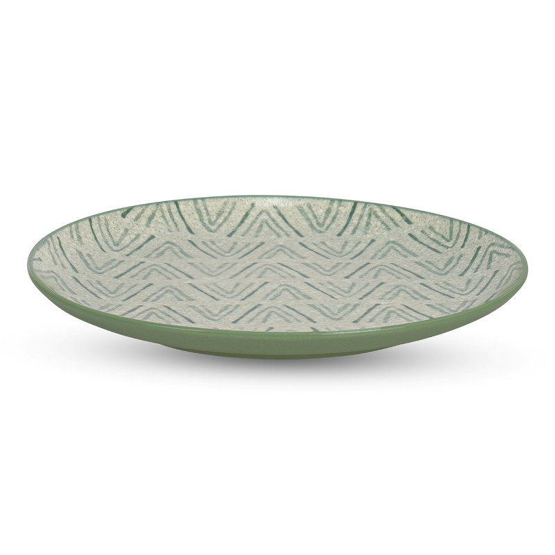 Assiette à cocktail olive 6 po, Vert