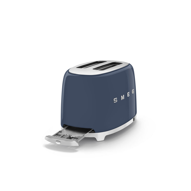 SMEG 50's Retro Style 2 Slice Toaster, Navy
