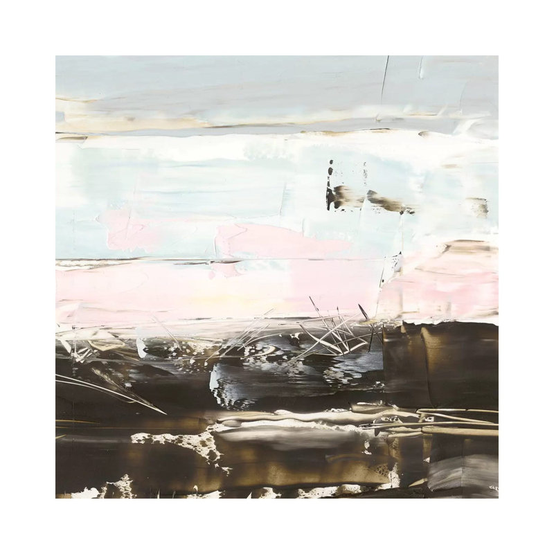 « Layer Cake II » par Ethan Harper, reproduction d’art, H 12 po x l 12 po x P 1,5 po, Toile tendue, Pas de tapis