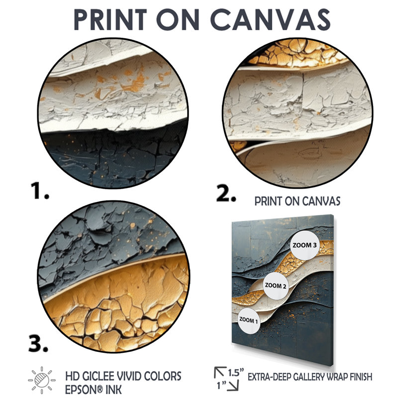 Sobieski - art mural abstrait, Argent argent, H 40 po x l 30 po, Reproduction encadrée d'une seule photo