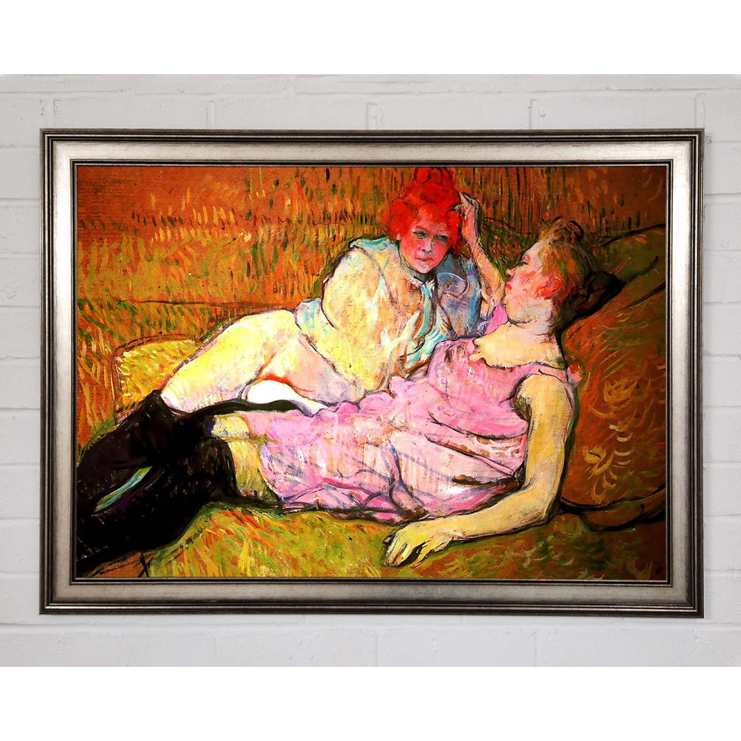 Toulouse Lautrec Das Sofa - Einzelner Bilderrahmen Kunstdrucke