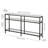 Ceno Glass Top Console Table-577272049-577272077