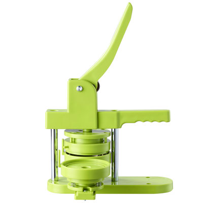 Button Maker Machine, 2.95 in, Plastic Pin Maker with 100pcs Button Parts, Mr. Panda Magic Book, Circle Cutter and Hex Wrenches, Reinforced Ergonomic Handle, for DIY Badges, Personalized Pins