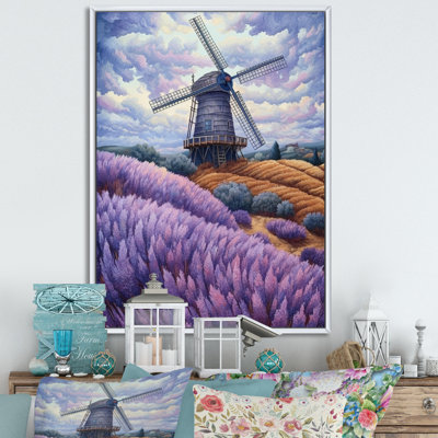 Lavande Mills V - paysages, impressions sur toile