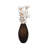 Glam Ribbed Glass Vase with Modern Silhouette and Textured Design for Elegant Decorative Accent-1311814300