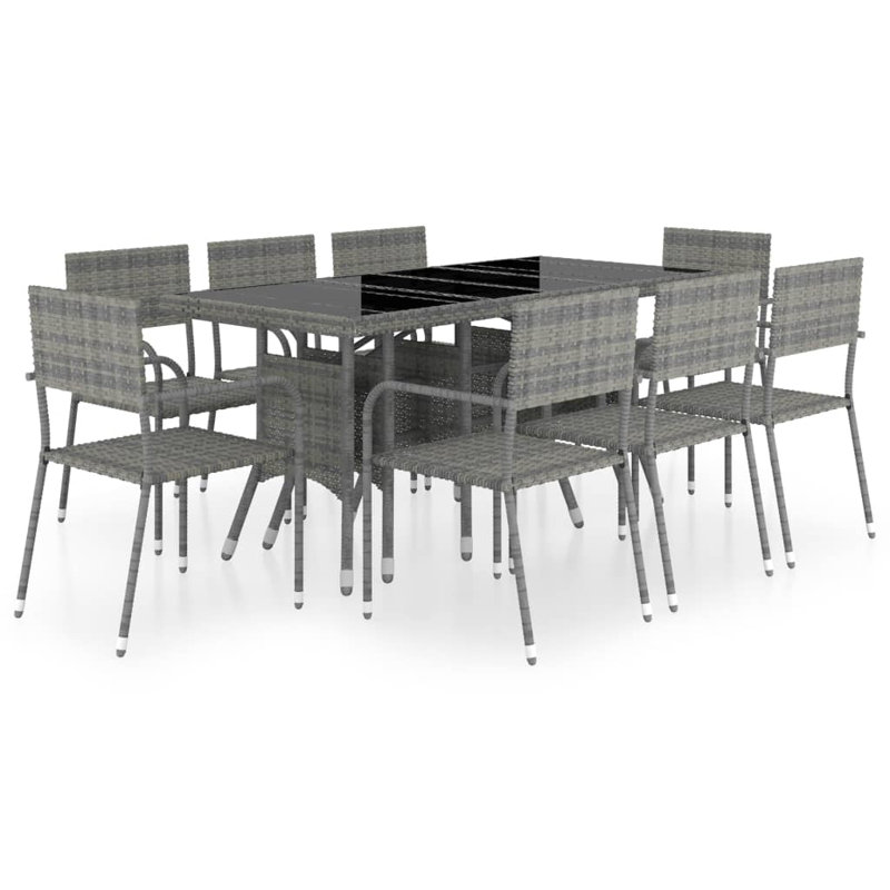 Azisa Rectangular 8 - Person 170Cm Long Dining Set