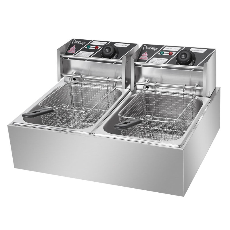 Rebuyhome 5000 Watt 12 2 Basket Deep Fryer