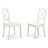 9 Piece Kitchen Table & Chairs Set Includes a Rectangle Dining Table with Butterfly Leaf and 8 Dining Room Chairs, 42x84 Inch, Linen White-131071544-131071545-131071546