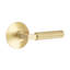Emtek Select Passage Interior Mortise w/ Modern Rosette & L-Square Stem, Smooth Lever-186463287-186463286