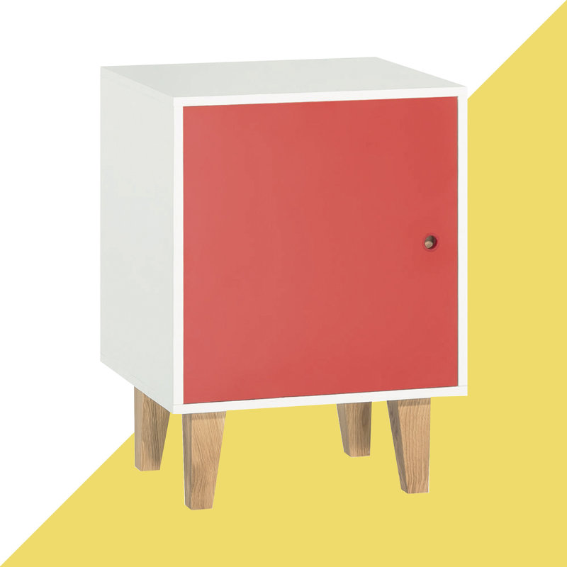 Aleana End Table, Red