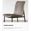 Chaise de salle à manger en cuir à pattes pour chat Italian Minimalist Home-2053506560