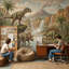 Papier peint dinosaures nature préhistorique-1236015239-1236015240