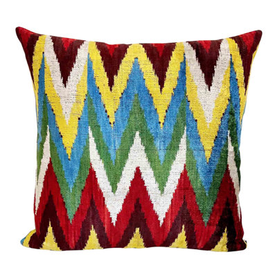 Housse de coussin carré en soie/insert