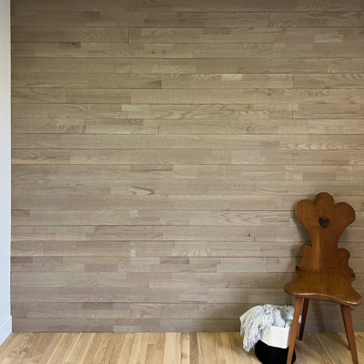  4.25" x 72" Rustic Hardwood Shiplap Wall Paneling