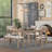 Harjeevan 6 - Person Four Leg Dining Set-85487465