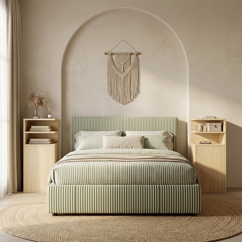 25 cm W Bedside Table