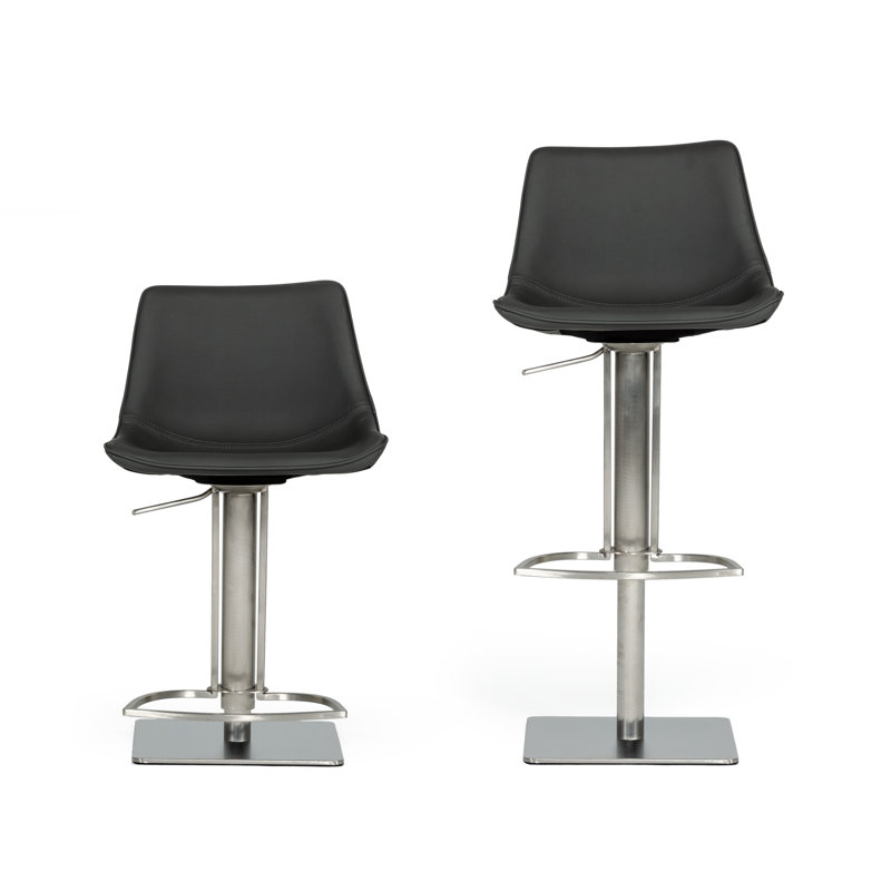 Tabouret pivotant à hauteur réglable Manning, gris