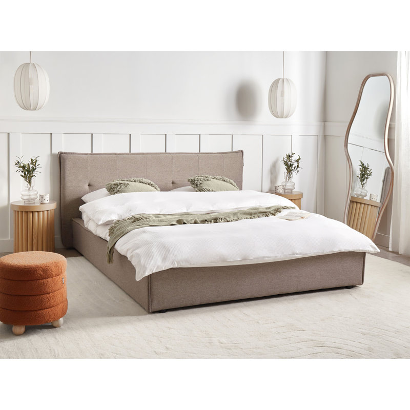 Bed Fabric LESTRE, Beige, European Kingsize (160 x 200 cm)