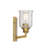 South Tangerang 1-Light Dimmable Gold Vanity Light