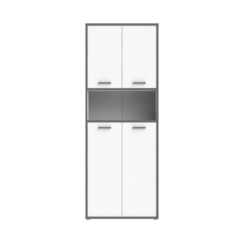 Bibeau 226.4cm H x 84.5cm W Standard Bookcase