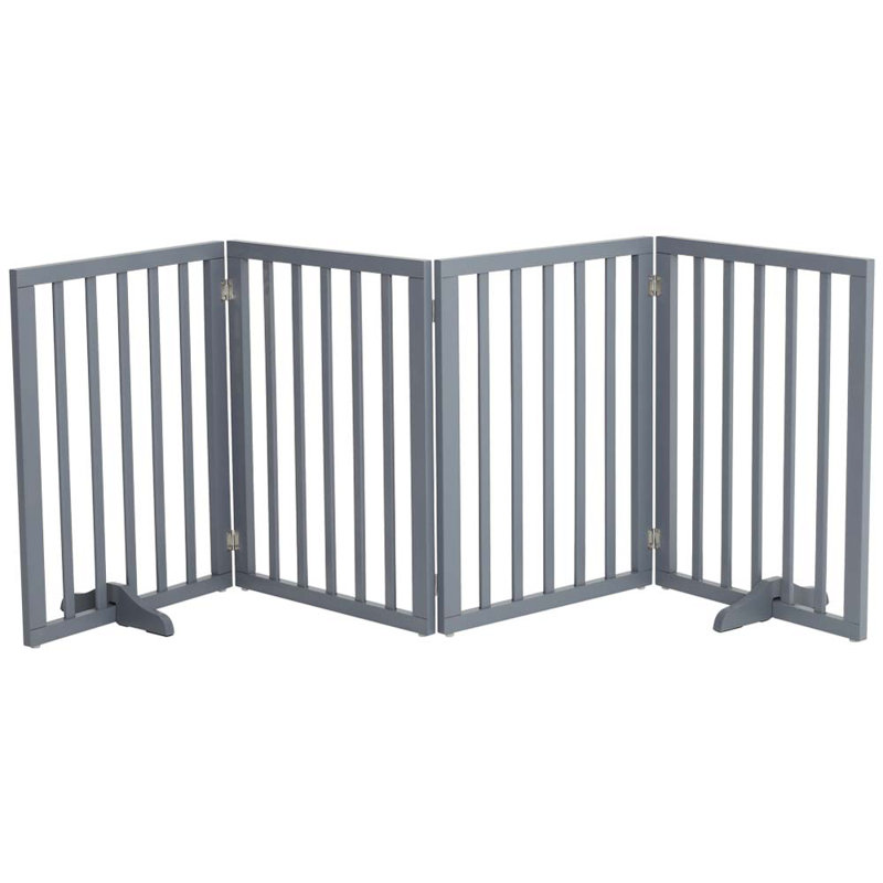 Liza Free Standing Pet Gate, Grey