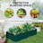 Metal Planter Box, Raised Garden Bed For Growing Vegetables, Flowers-593127533-593127532