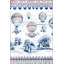 Tapis décoratif à motif de laveur de ballons volant sur le thème de la nature bleu lavable-1568579493