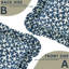 Housse de coussin en lin épais à imprimé volutes Fabividine, printemps été, (Pushpakviman, bleu)-106357634-106357645