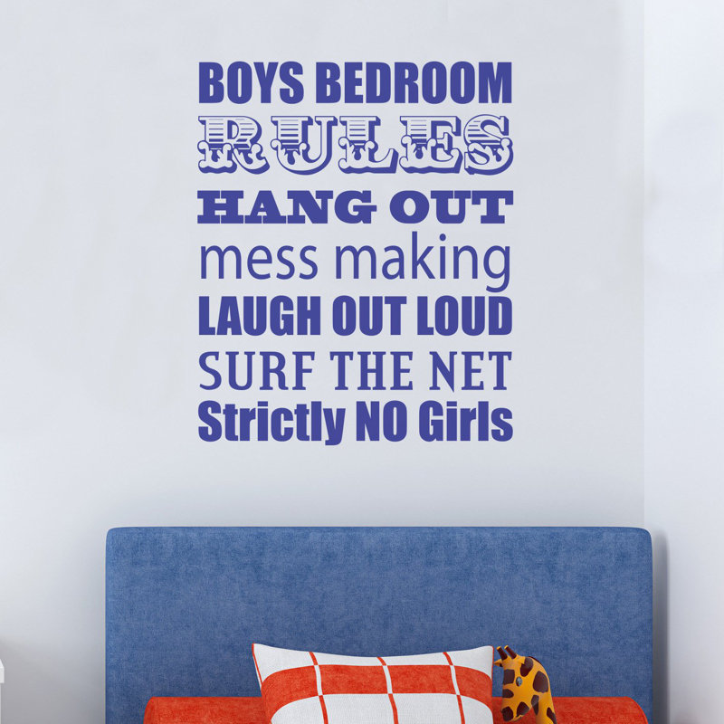 Wall Decal, Navy Blue