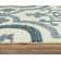 Tapis ivoire / vert touffeté à la main à motif géométrique