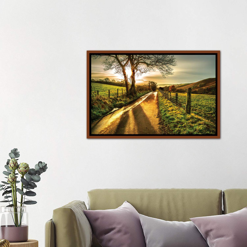 Homeward Bound par Mark Gemmell - impression, H 26 po x l 40 po x 1,5 po, Toile avec cadre en bois classique, Pas de tapis