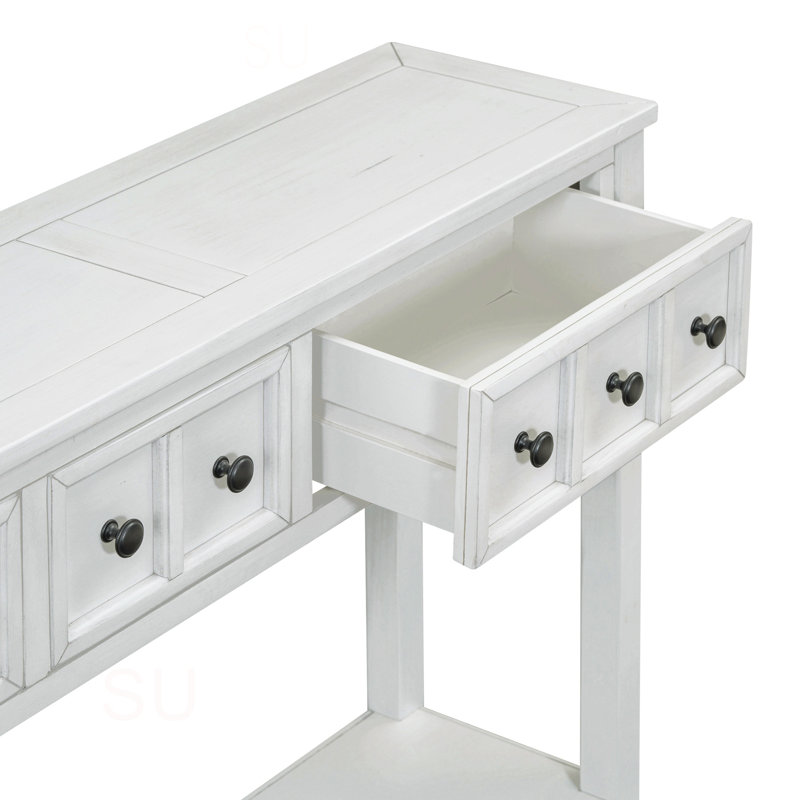 Console Rustic, Blanc antique