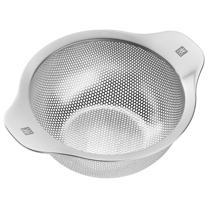 Zwilling J.A. Henckels Stainless Steel Food Strainer, 3.1" H x 6.7" W x 6.3" D