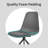 Julyana Modern Office Task Chair with Upholstered Fabric Seat, Padded Cushion, and Rolling Metal Base-2107065757